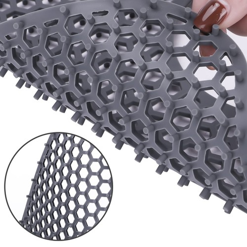 Sink Protector Mats 2 Pcs Silicone Kitchen Sink Mat Draining Heat Proof Mat w... - Picture 3 of 6