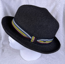 Bailey Of Hollywood Mens Salem Straw Hat Black XXL