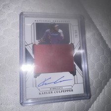 2025 National Treasures Kaelen Culpepper Rookie Patch Auto /99