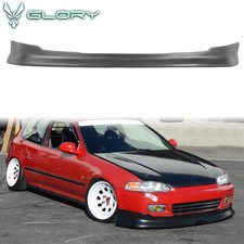 Fits 92-95 Honda Civic Cs Style Front Bumper Lip Spoiler Bodykit Unpainted Pu Fits 92-95 Honda Civic Cs Style Front Bumper Lip Spoiler Bodykit Unpainted Pu