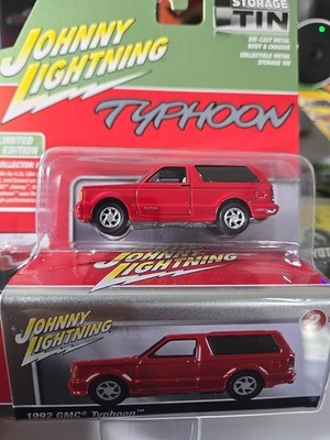 2024 Johnny Lightning Collector Tin 1992 GMC Typhoon Solid Red