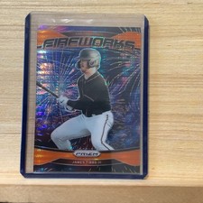 2025 Panini Prizm - Fireworks Orange Pulsar #10 James Tibbs III /399 A-54