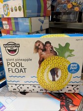NIB Giant Pineapple Pool Float Big Mouth Inc. Pool Party Pool Luau Celebration