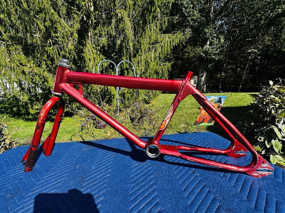 Triple A Rascal 1975 Triple A Rascal Bmx Frame Set AAA Rascal W/Redline Forks & OG ...