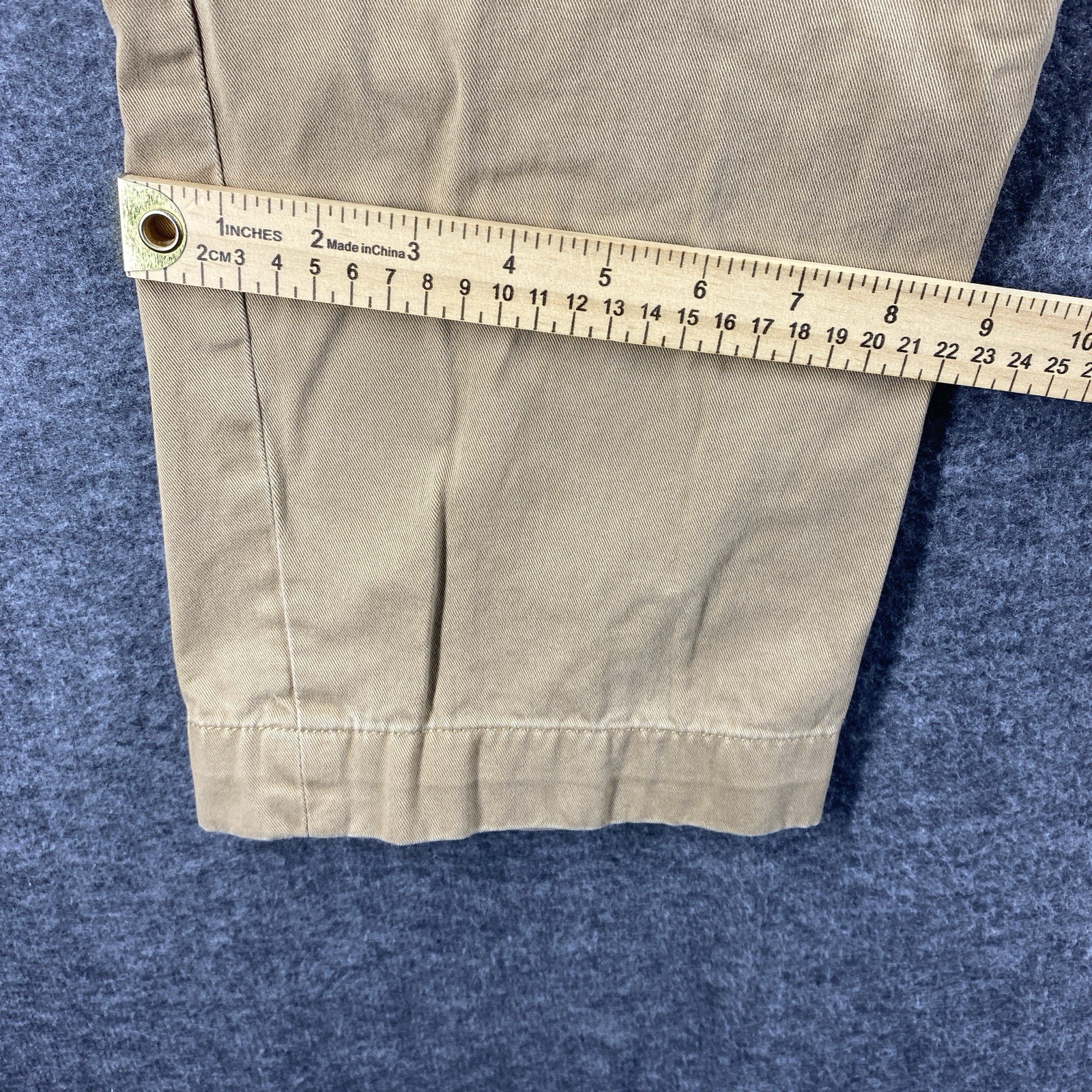 Ralph Lauren Pants Mens 36X32 Beige Prospect Mid Rise Workwear Preppy Outdoor thumbnail 7
