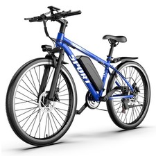Electric Bike for Adults 26'' 1500W Peak Ebike 65 Miles 25MPH E Mountain Bike US