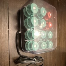 Clairol Lock N Roll Heat Hair Rollers Curlers Pageant Spoolies BT-1 Tested Works