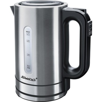 Steba Wasserkocher WK 21 Inox 2200W Edelstahl Temperatureinstellung 1,7 Liter