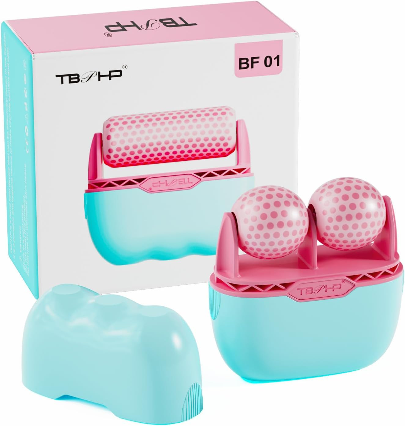 TBPHP Ice Roller-Rodillo Masajeador De Hielo Para Cuerpo Ojos Cuello Y Cara,Dos