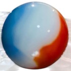Vintage Vitro All Red Marble .62 Inches NM — photo 1