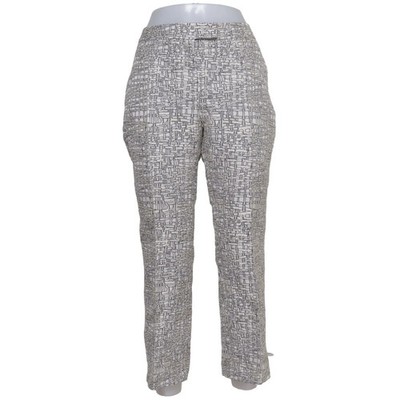 Akris Punto, Stoffhose, Größe: 42, Weiß/Grau, Polyamid/Polyester/Viskose #TaR