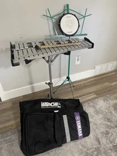 Yamaha Student Xylophone Bells Kit SPK-275 w/ HAND Carry Case & Stands, Drum Pad