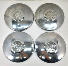 Volkswagen 10 Dog Dish Hub Caps Vintage Vw Bug Beetle Set Of 4 Lot Volkswagen 10 Dog Dish Hub Caps Vintage Vw Bug Beetle Set Of 4 Lot