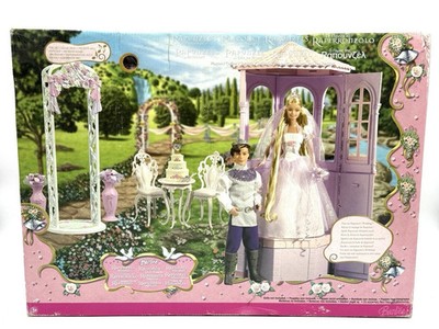 Barbie als Rapunzel verzauberte Hochzeit Spielset Rapunzel s New Old Stock # FM