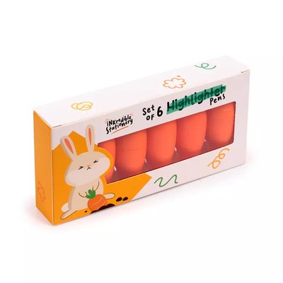 5055071510366 Zakreślacz Carrot 6 sztuk STA398 Puckator