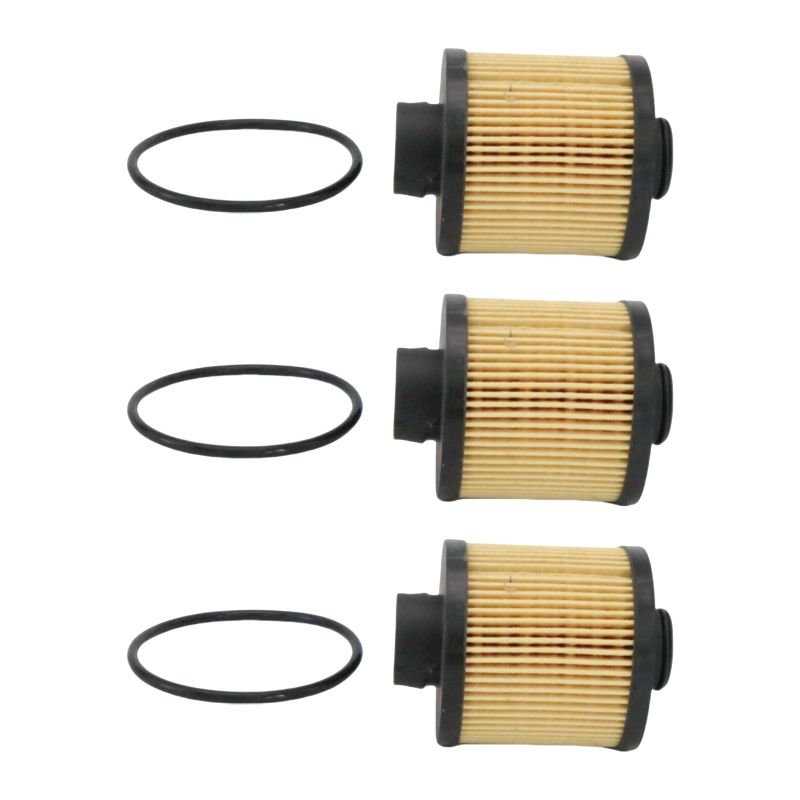 3 Pc Set Oil Filters fits 2004 2005 2006-2008 Lamborghini Gallardo 07L115561C