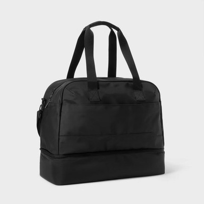 SwissGear The Weekender Travel Tote Bag Black Duffel Carry-On New Without Tags