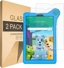 2 PACK For TCL AT&T amiGO Jr. Tab (9136K) Tablet Tempered Glass Screen Protector