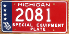 Item photo. Show Listing Details page. Listing 1976 Michigan License Plate Number Tag