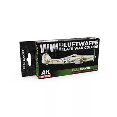 AK Interactive RCS103 - WWII Luftwaffe Late War Colors SET - Neu