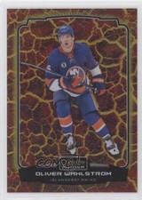 2022-23 O-Pee-Chee Platinum Hot Magma 98/499 Oliver Wahlstrom #104 1os2