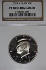2003 S NGC PF70 ULTRA CAMEO CLAD KENNEDY HALF DOLLAR #B51577 — photo 1