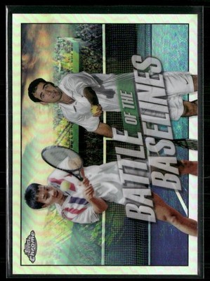 MICHAEL CHANG / PETE SAMPRAS 2021 Topps Chrome Battle of the Baselines #BB-8
