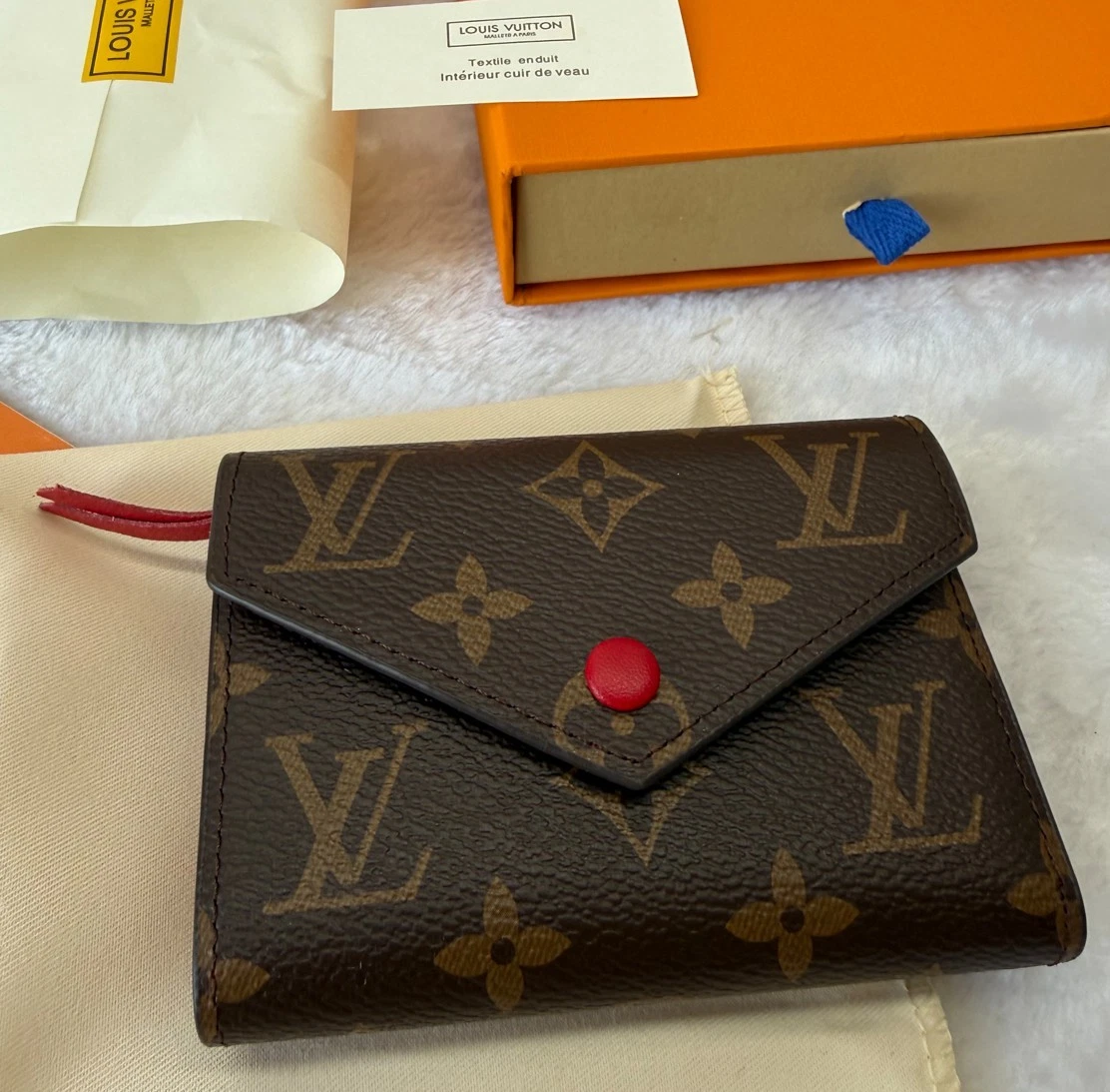 Louis Vuitton Canvas Red Wallets for Women for sale | eBay