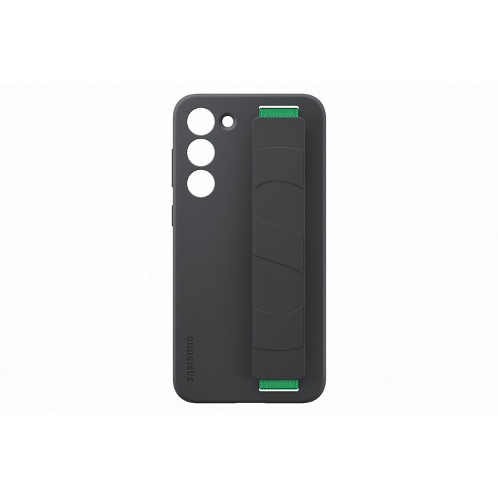 Coque silicone Galaxy S23 Plus cordon antichoc anti-perte transparent
