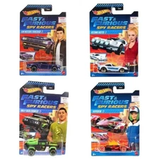 Hot Wheels Fast & Furious Spy Racers Complete 4-Car Die-Cast Set