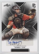 2021 Leaf Perfect Game National Showcase Black 22/50 Sammy Leis Auto 0q1p