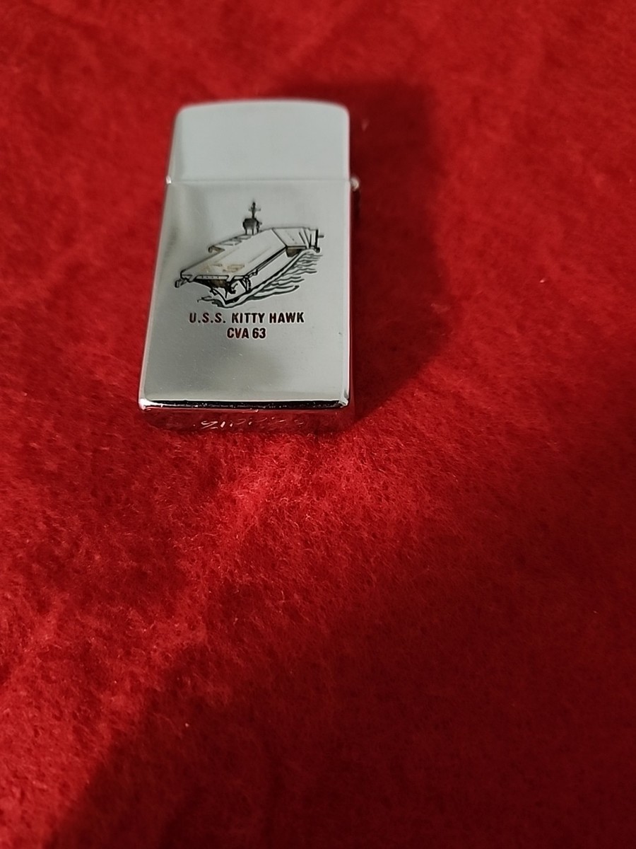 Vintage USS Kitty Hawk CVA 63 Zippo Lighter | eBay