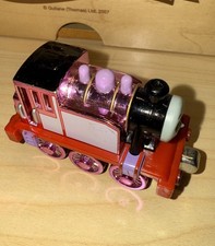 METALLIC ROSIE !  THOMAS FRIENDS TRAIN Diecast TAKE N PLAY ALONG SHINY LIMITED