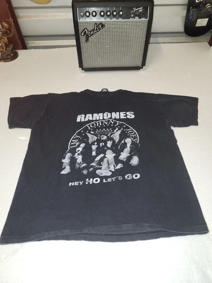 Ramones Y2k Logo Bordado Talla Grande, Etiqueta Rock & Death Vintage Foto 3 de 4
