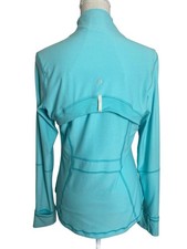 Lululemon 10 Define Jacket Tonka Stripe Angel Blue Full Zip Coastal Athleisure