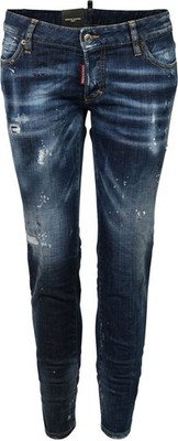 Dsquared D2 Jeans Jennifer Cropped Blue *Size 36* NEU