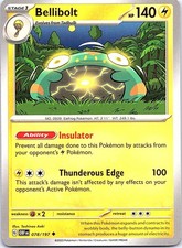 Bellibolt Obsidian Flames 078/197 Uncommon Pokemon Near Mint Pokemon Card