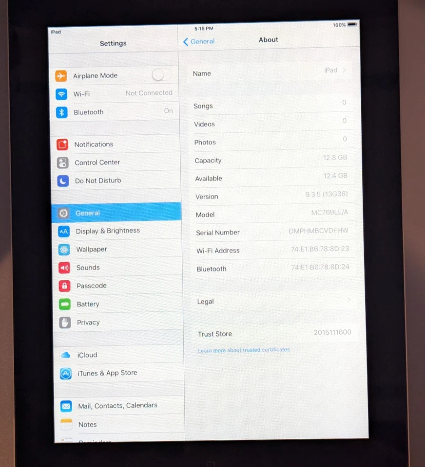 MINTY Apple iPad 2nd Generation A1395 WiFi 16GB | BUNDLE with 1 YR WARRANTY! - Image 3 of 4