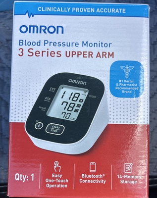 #ad Omron 3 Series Blood Pressure Monitor BP7150 Upper Arm Automatic Digital $32.89