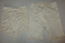2 Vintage Lady Manhattan Nylon/Lycra Panty Girdles Style 2322 Long Leg 2329 -2XL