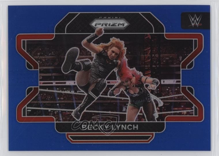 2022 Panini Prizm WWE Blue Prizm 110/199 Becky Lynch #97 bp8