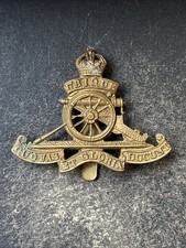 Royal Artillery Small Beret British Army Military Cap Badge. Dowler