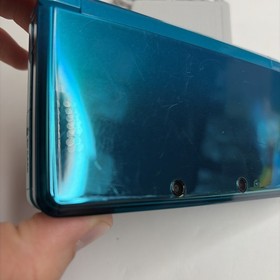 Nintendo 3DS Handheld Video Game Console Aqua Blue CTR-001 (USA) W Charger