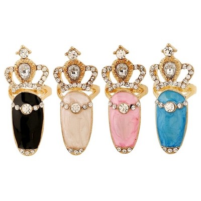 Gothic Punk Style Claw Rings for Cosplay Costume Parties and Daily Decoration