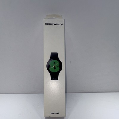 Samsung Galaxy Watch4 44mm Black Aluminum Silicone Band Touchscreen Android