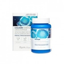 FARM STAY Water Full Moist Cream 250 ML - Kollagen-Gesichtsampulle mit Kollagen