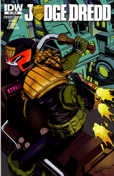 JUDGE DREDD #6 VARIANT Cover 1:10