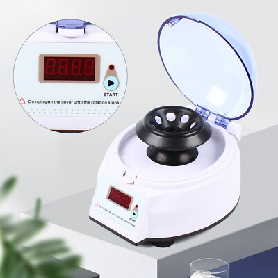 Mini Centrifuge de plasma Lab Micro Centrifuges PRP 4000 rpm w/ Angel/PCR Rotors