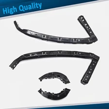 4PCS Headlight & Bumper Support Brackets Front For 2006-2011 Honda CIVIC Sedan