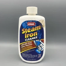 Whink Steam Iron Cleaner 10 Fl Oz Unclogs Hard Water Deposits New